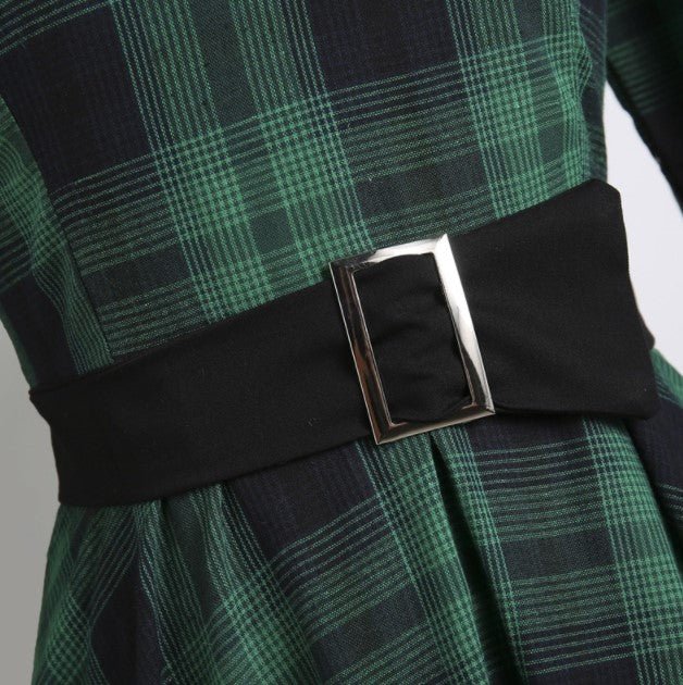Vintage 50s Tartan Dress