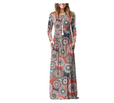 Winter Chic Hippie Dress