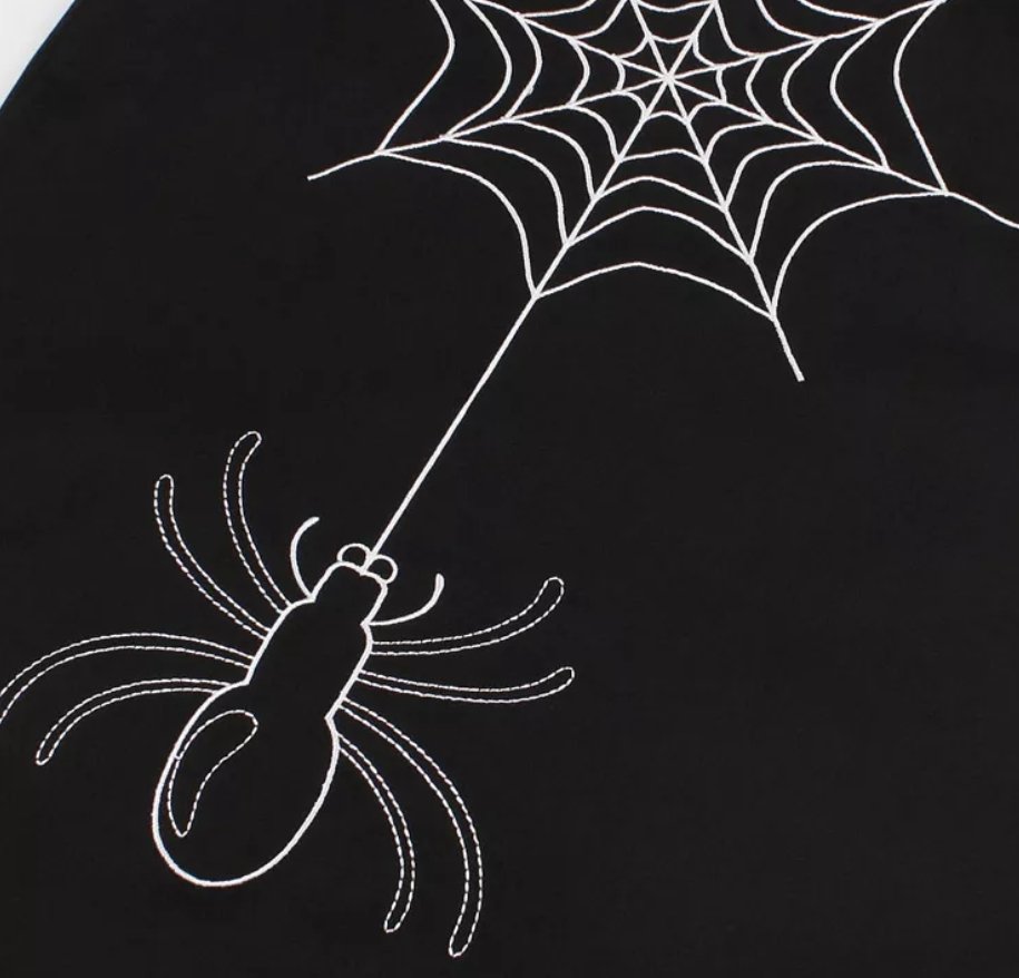 Beige Spider Vintage Dress