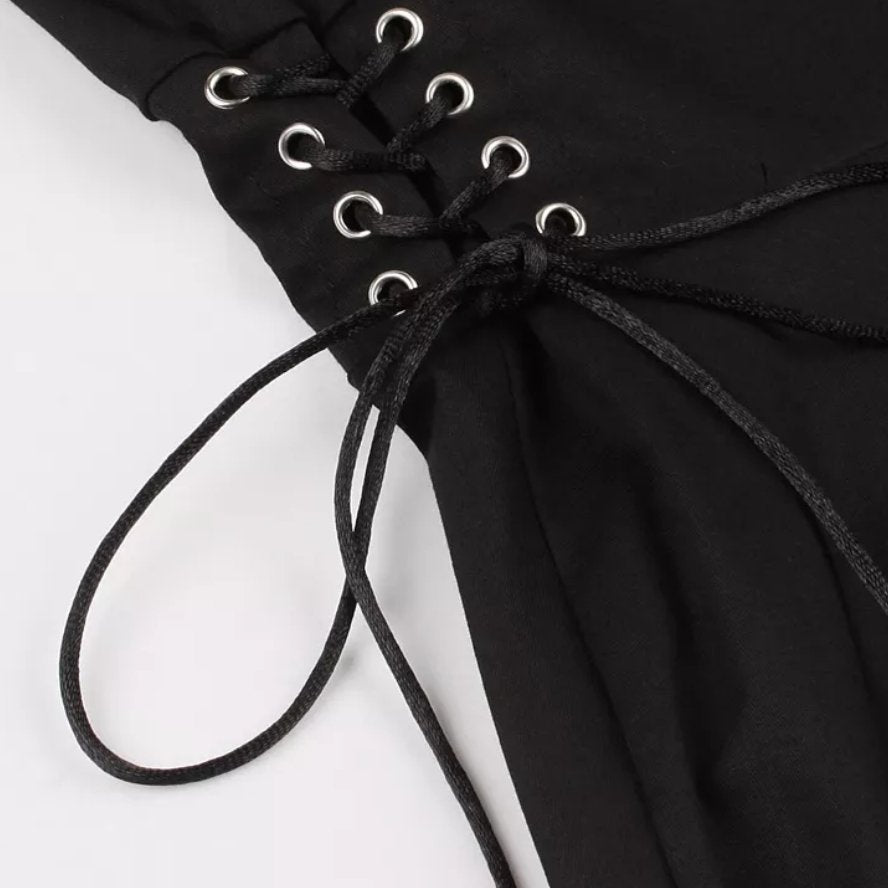 Beige Spider Vintage Dress