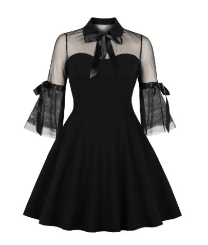 Black Spider Vintage Dress