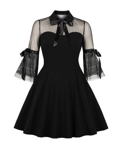 Black Spider Vintage Dress