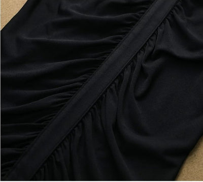 Black Vintage Fall Winter Dress