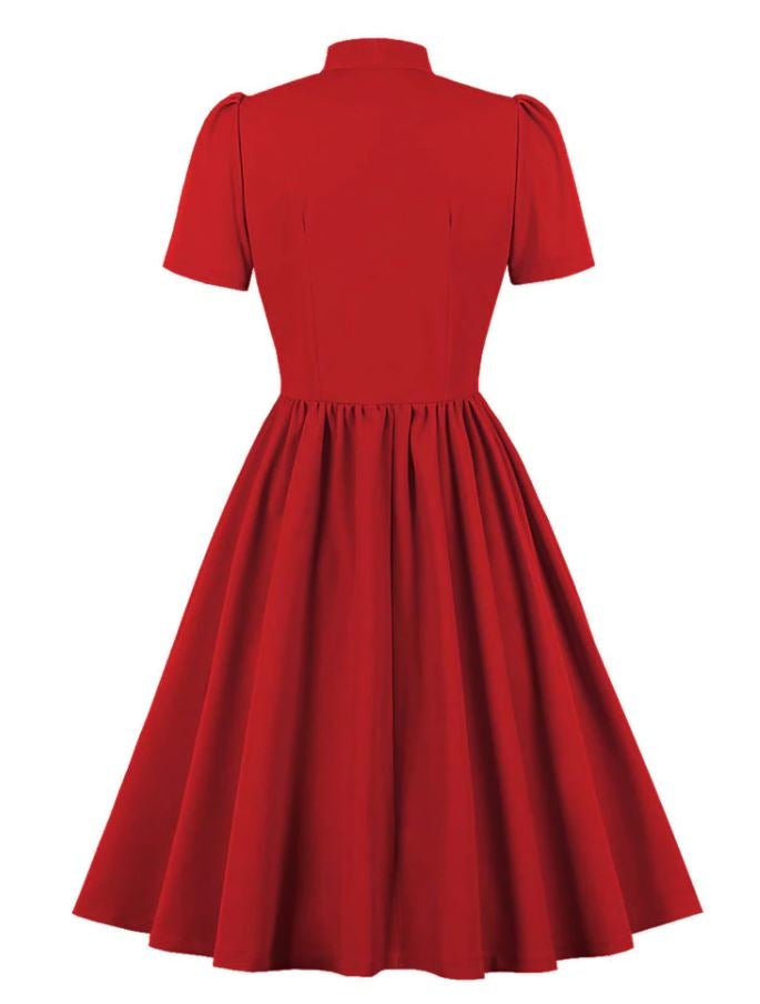 Bcbg Red Vintage Dress