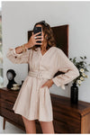 Beige Vintage Dress