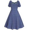 50s Dress Royal Blue