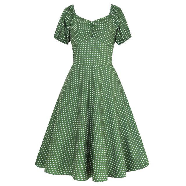 50s Dress Green
