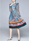 Porcelain Blue Vintage Dress
