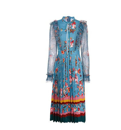 Porcelain Blue Vintage Dress