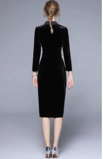 Black Good Quality Vintage Dress