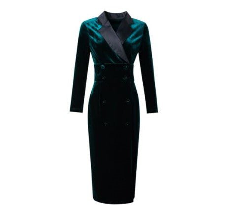 Green Good Quality Vintage Dress