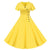 Buttons Vintage Dress Yellow