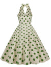 Vintage Chic Retro Polka Dot Dress