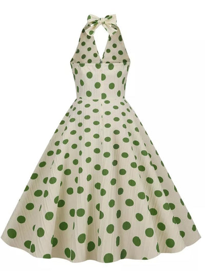 Vintage Chic Retro Polka Dot Dress
