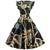 Showy Vintage Chic Retro Dress