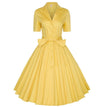 Notch Collar Vintage Dress