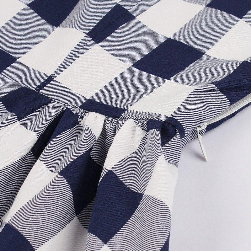 Checked Cotton Vintage Dress