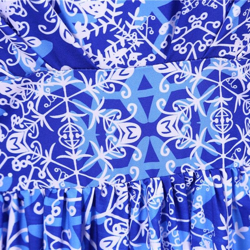 Blue Vintage Christmas Dress