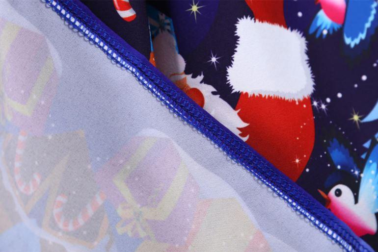 Vintage Navy Christmas Dress