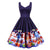Vintage Navy julekjole
