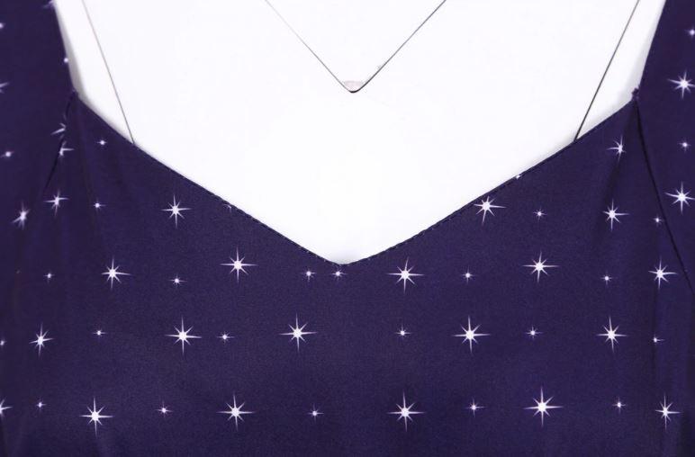 Vintage Navy Christmas Dress