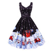 Vintage Black Christmas Dress