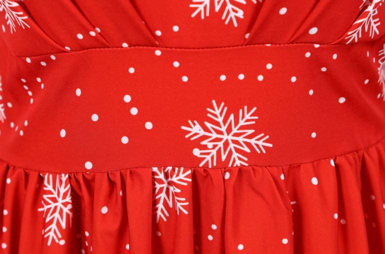 Vintage Red Christmas Dress