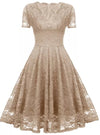 Vintage Bridesmaid Dress Beige