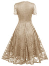 Vintage Bridesmaid Dress Beige