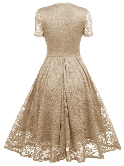 Vintage Bridesmaid Dress Beige