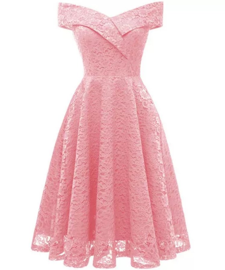 Pink Bridesmaid Vintage Dress