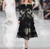 Long Sleeve Lace Vintage Dress