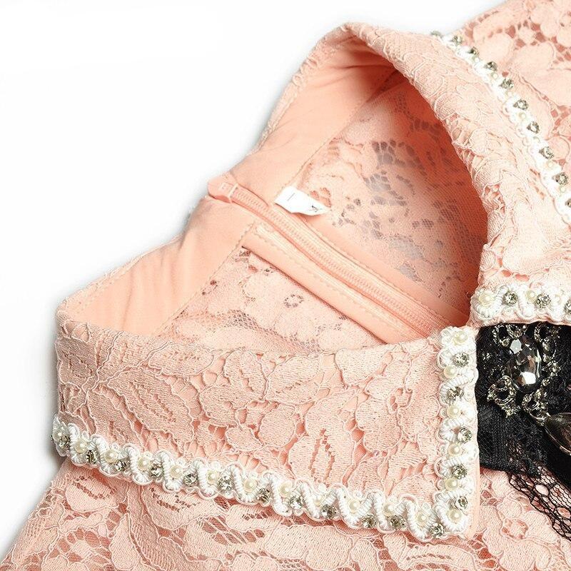 Pink Lace Vintage Dress