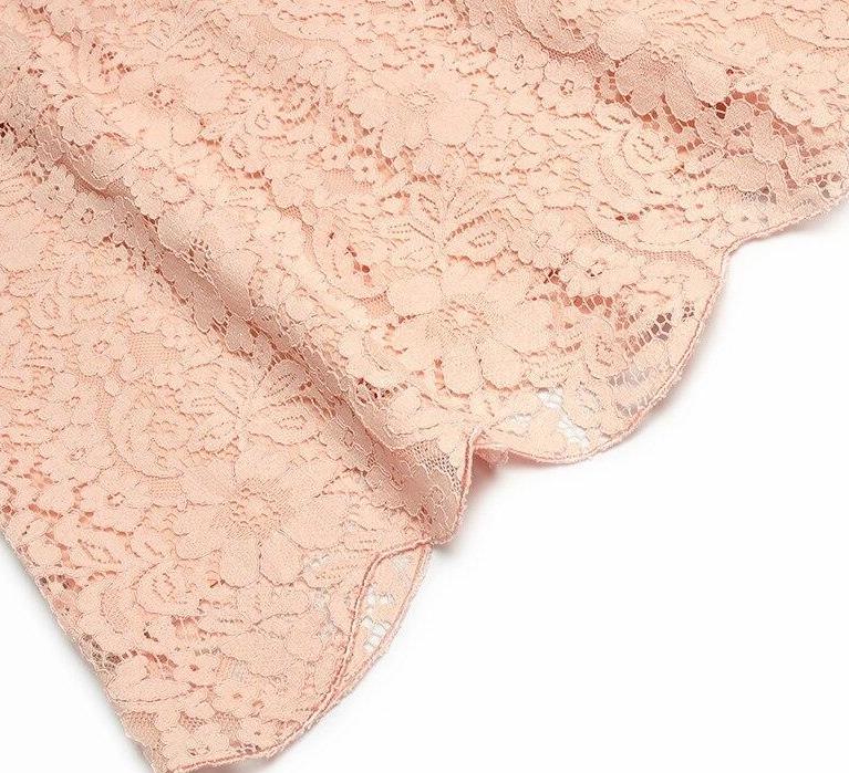 Pink Lace Vintage Dress