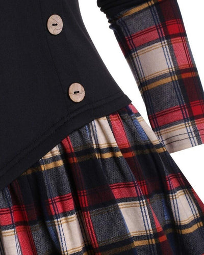 Black Scotland Vintage Dress