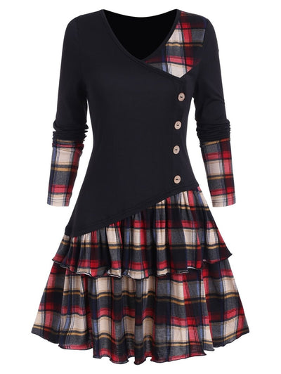 Black Scotland Vintage Dress