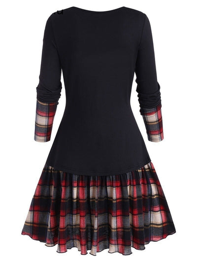 Black Scotland Vintage Dress