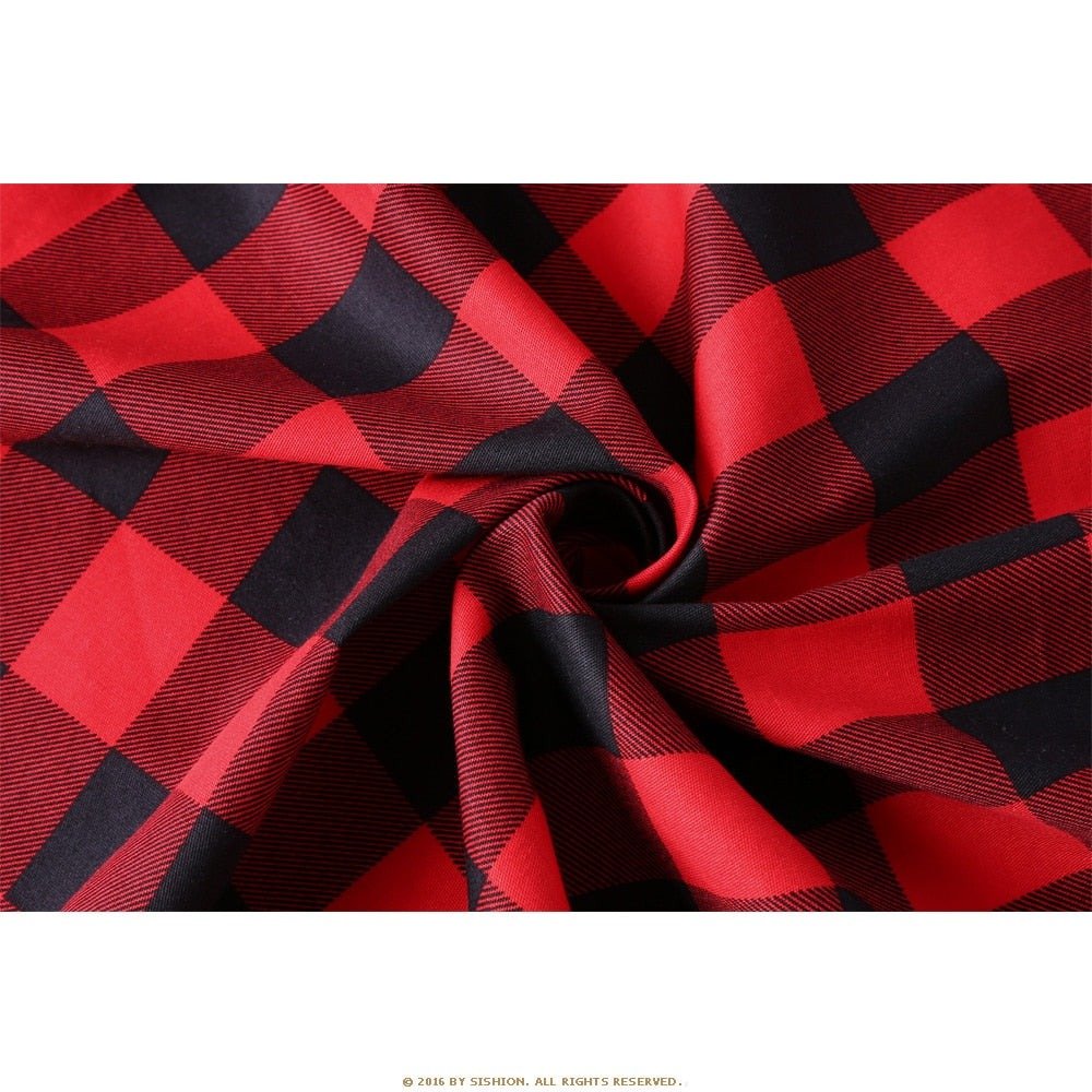 Red Scotland Vintage Dress