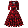 Red Scotland Vintage Dress