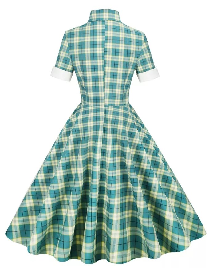 Scotland Vintage Dress Green