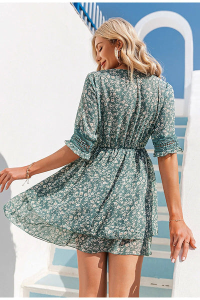 Fluid Vintage Dress