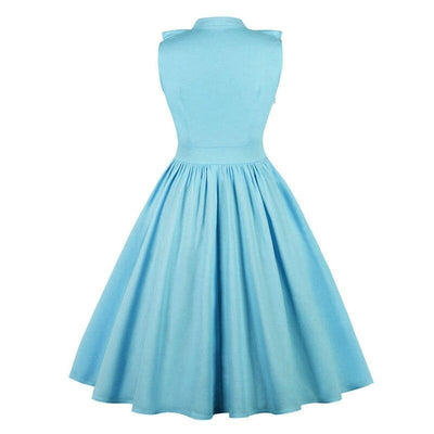 Plus Size Froufrou Vintage Dress Sky