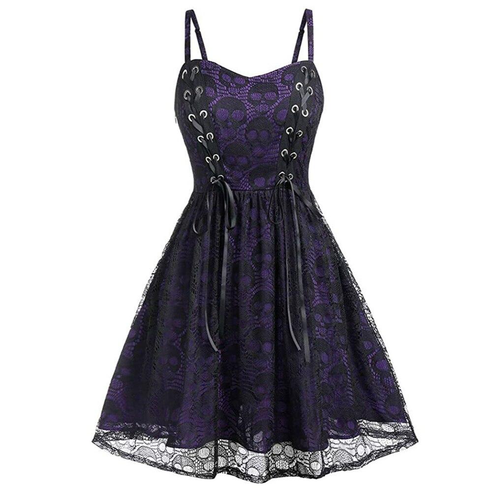 Purple Gothic Vintage Dress