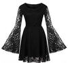 Black Lace Plus Size Vintage Dress