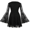 Black Lace Plus Size Vintage Dress