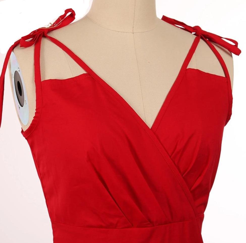 Red Glamor 50s Dress