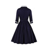 Plus Size Blue 50s Dress