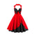 Black Red Polka Dot Plus Size Vintage Dress