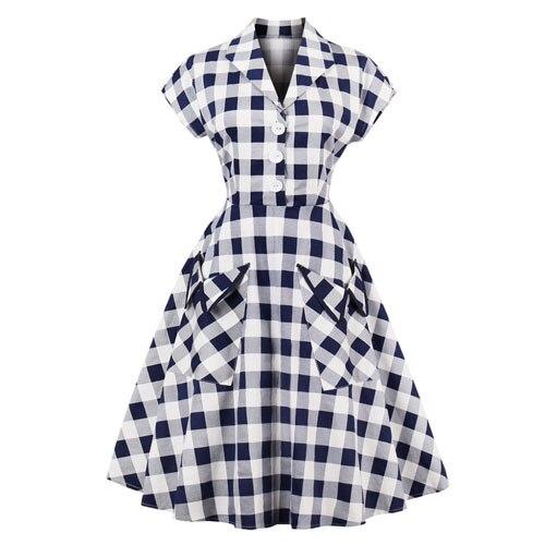 Plus Size Pin Up Vintage Dress