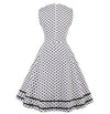 Plus Size Retro Vintage Dress White